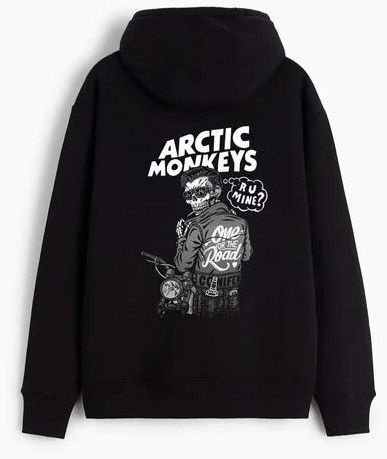 Mens Black Arctic Monkeys Hoodie
