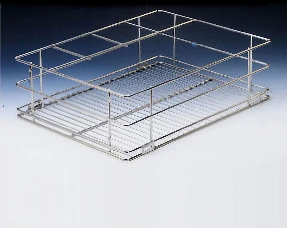 Stainless Steel Right Angle Cutlery Kitchen Basket