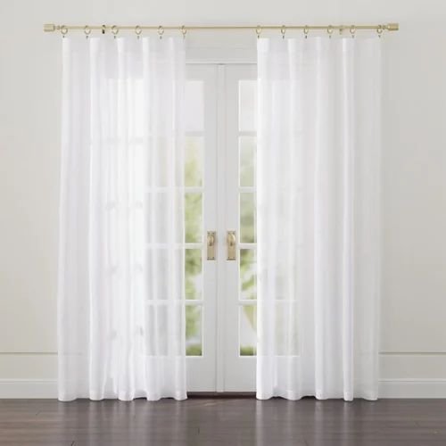 White Sheer Curtain