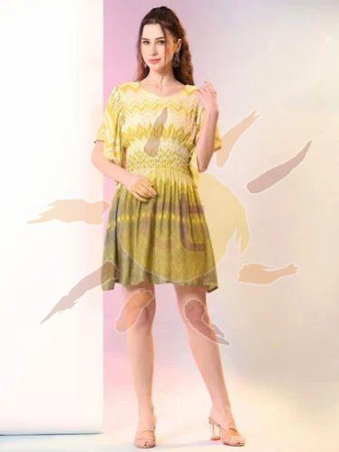 Ladies Pista Green Tunic Top