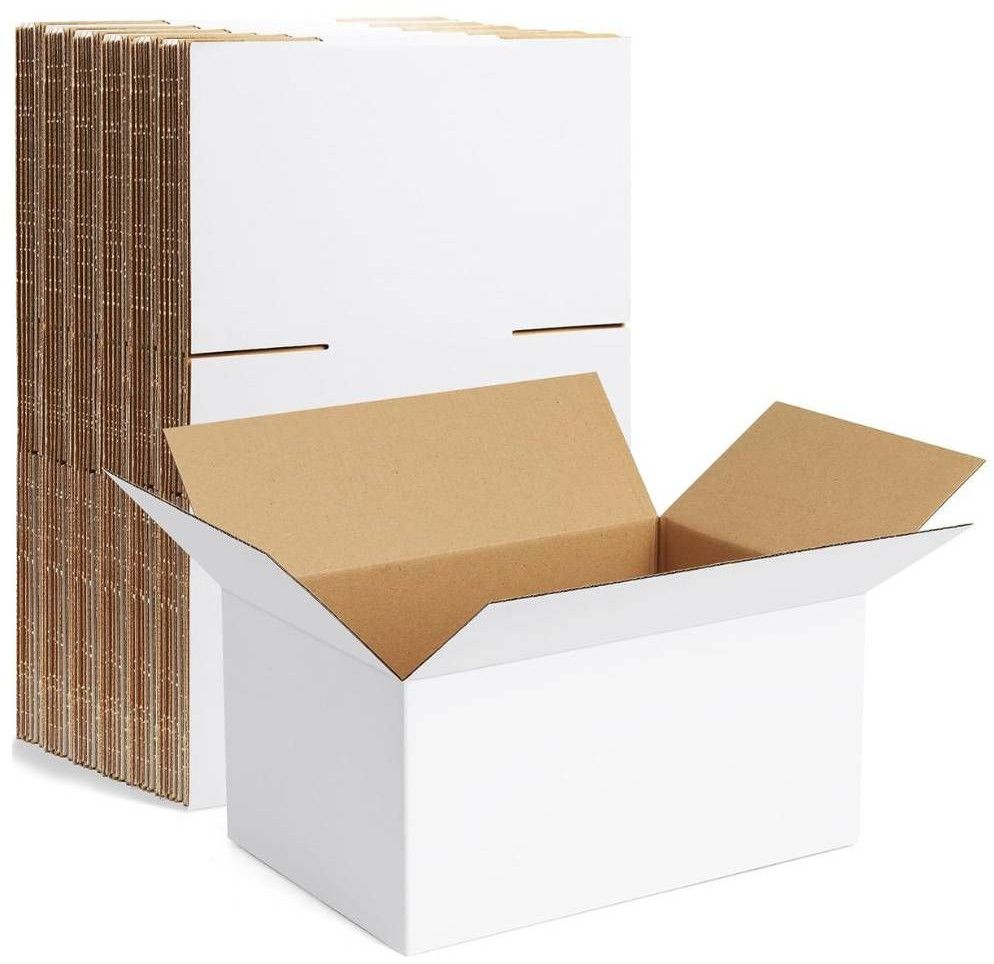 White Corrugated Packaging Box
