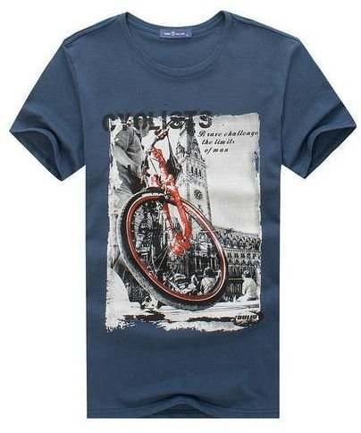 Mens Printed Round Neck T-Shirts