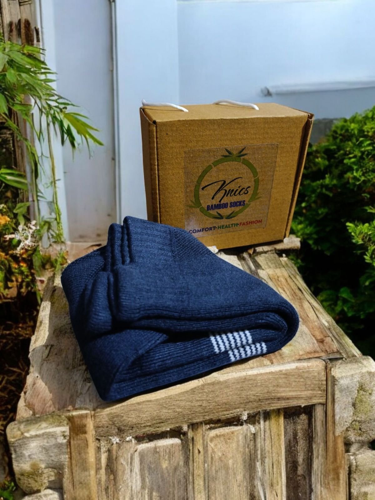 Mens Striped Bamboo Socks