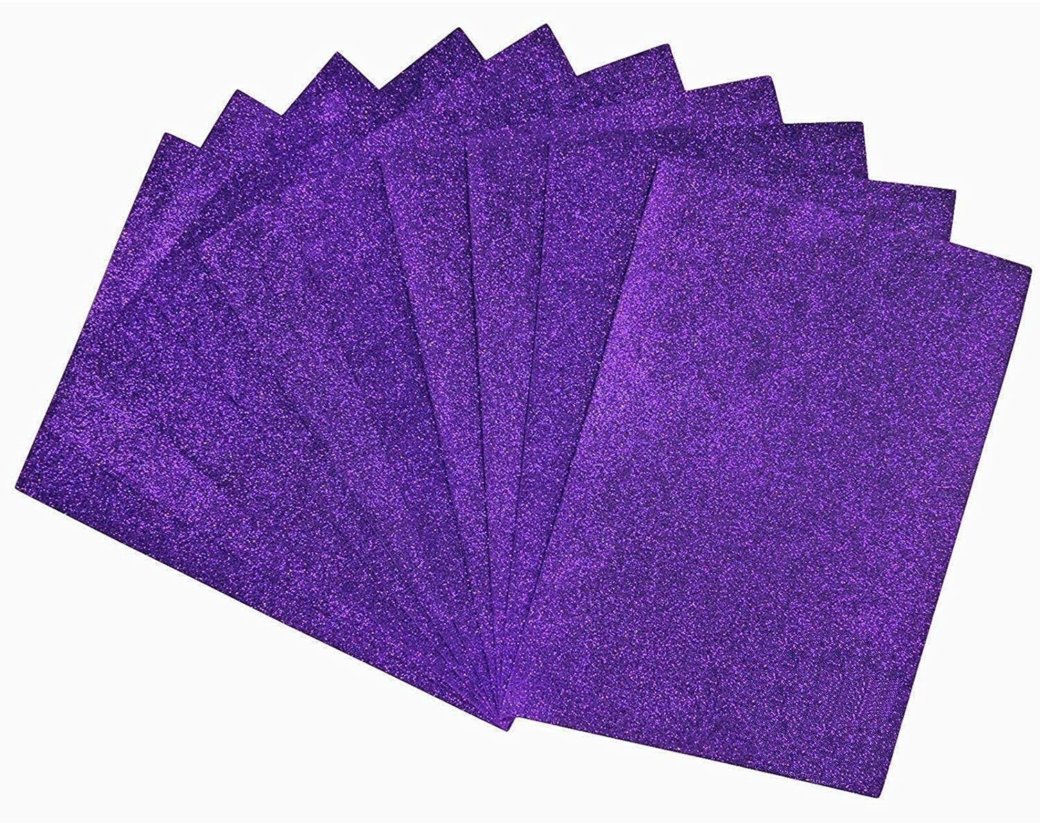 Royal Blue A4 Size Glitter Paper Sheet