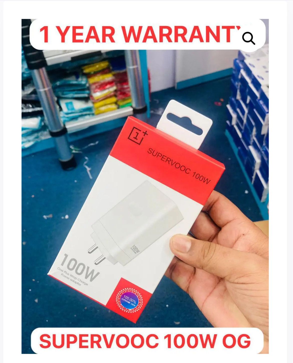 1+ Supervooc 100W Adapter With 6 Months Warranty