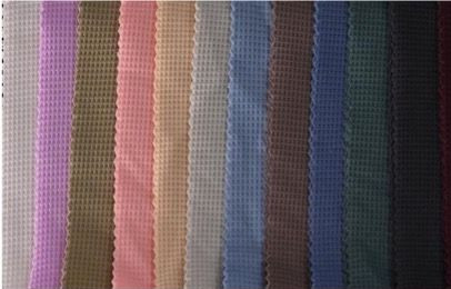 polyester checks fabric