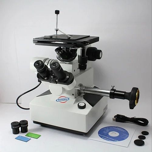 750x Inverted Metallurgical Microscope