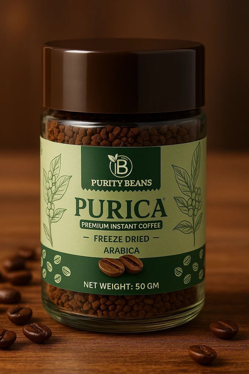 50gm Purity Beans Purica Gourmet Instant Coffee Granules