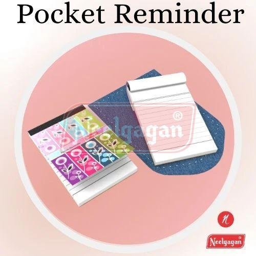 Neelgagan Pocket Reminder Pocket-Size Note Pad