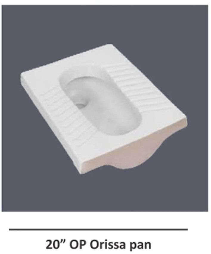 Ceramic Floor Mounted Orissa Pan