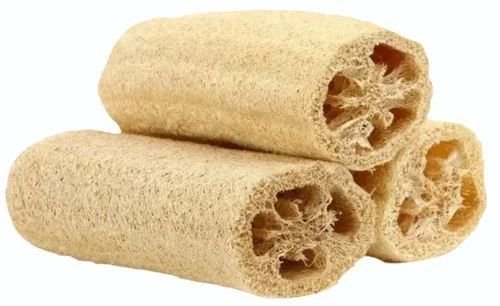 Light Brown Natural Loofah Sponge