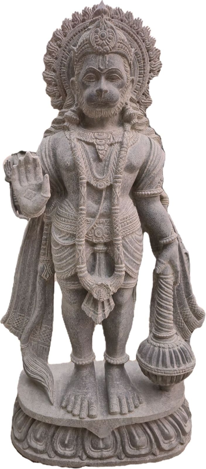 Granite Hanuman Statue