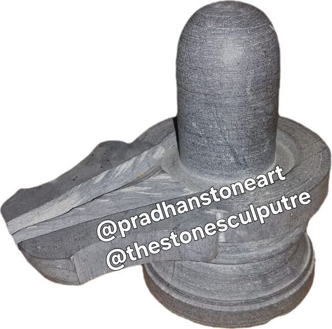 Black Marble Shiva Lingam