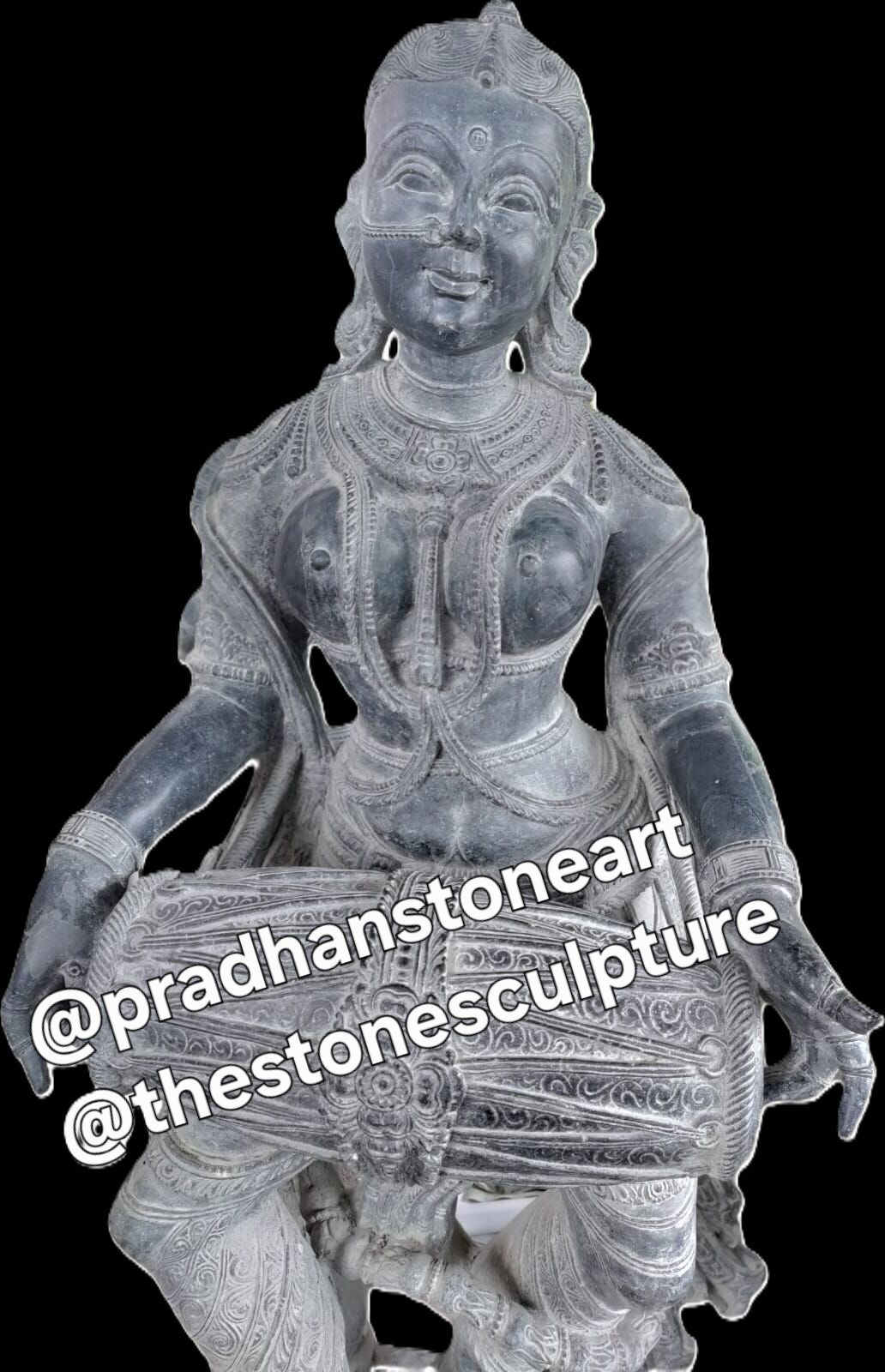 Stone Apsara Devdasi Statue