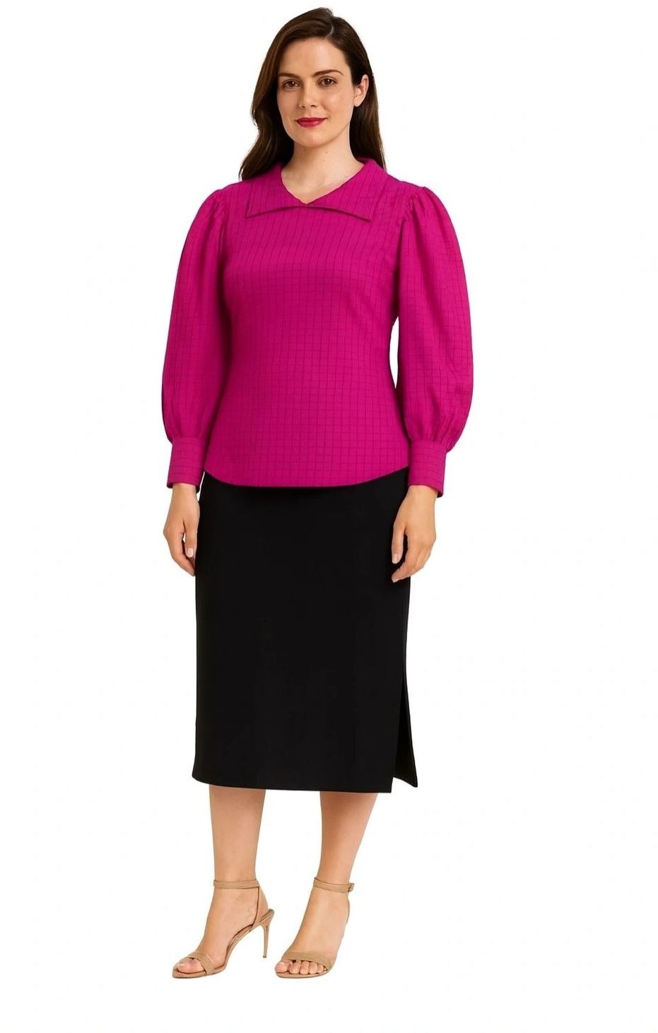 Ladies Elegant Puff Sleeve Top