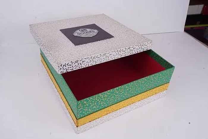 Printed Festival Kappa Board Dry Fruit Gift Box