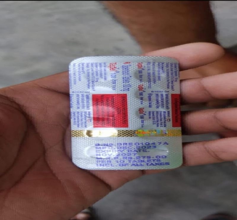 Tapal 100mg Tablet