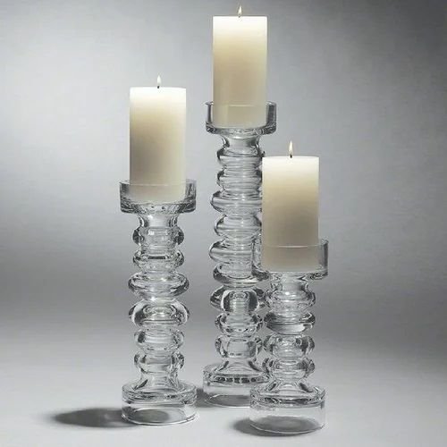 Glass Candle Holders