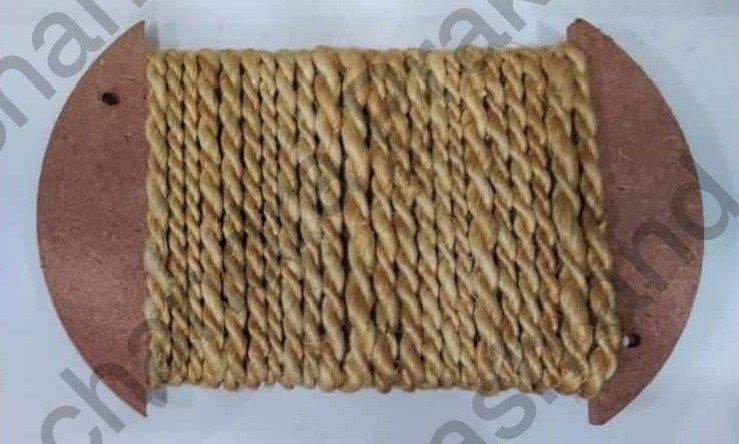 2 Ply Hand Spun Jute Yarn with Tight Twist