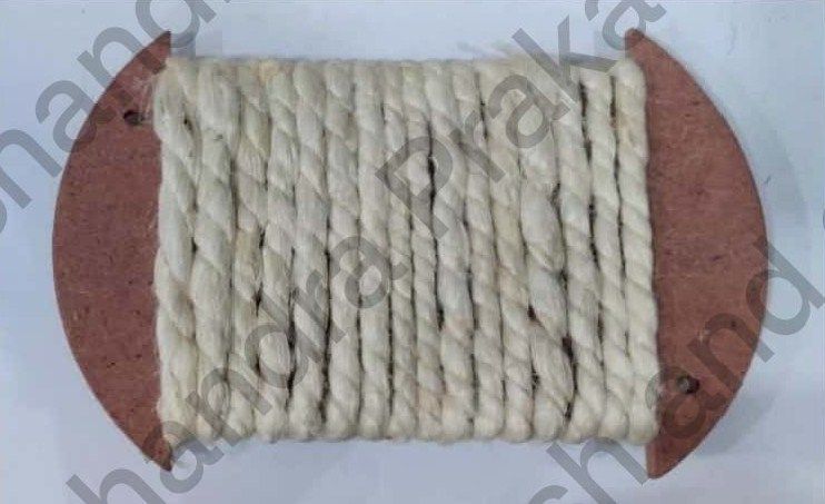 Bleached Jute Double Ply Craft Yarn