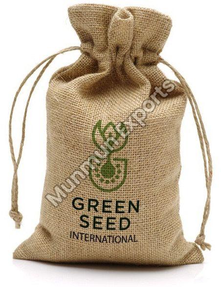 Jute Drawstring Pouch