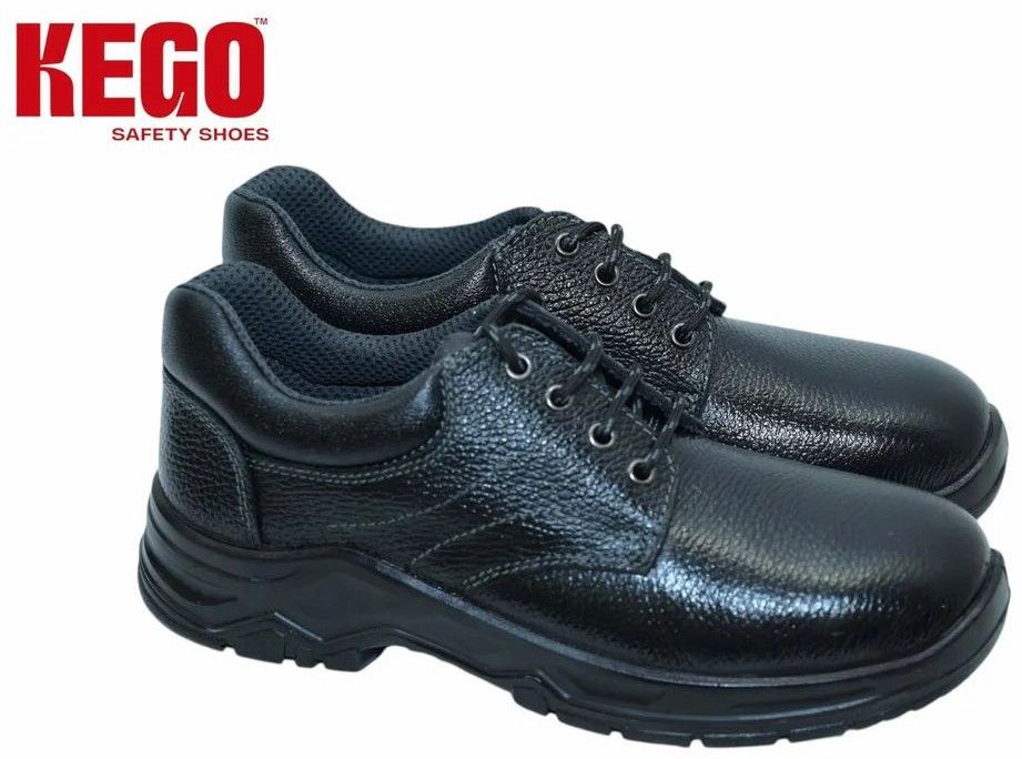 Kego KG-PUL-1006 Black Barton Leather PU Safety Shoes