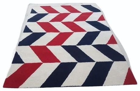 Abstract Hand Tufted Cotton Carpet