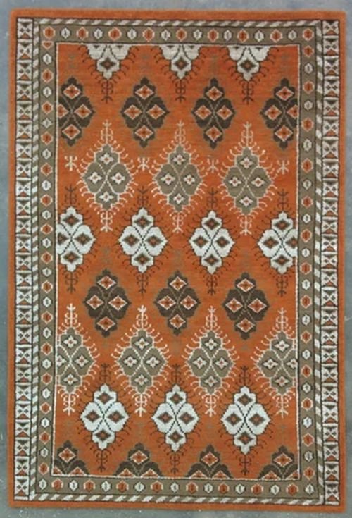 Brown Jute Hand Tufted Carpet