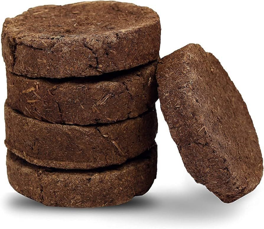 Round Cow Dung Cake