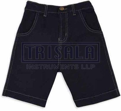 Solid Boys Adjustable Waist School Short