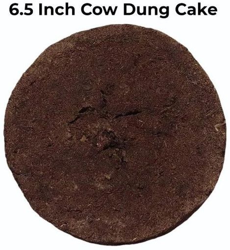 6.5 Inch Cow Dung Cake