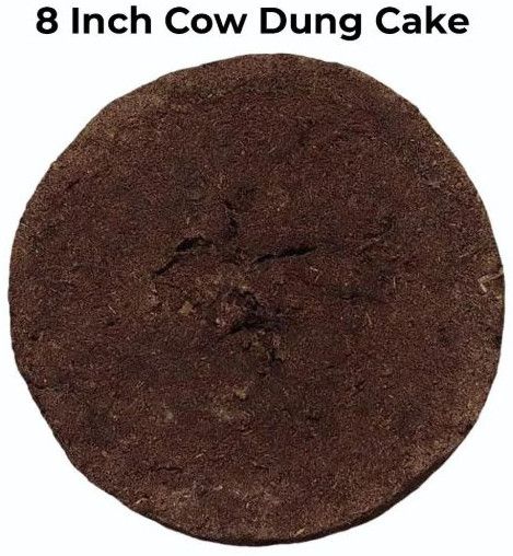 8 Inch Cow Dung Cake