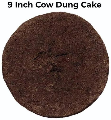 9 Inch Cow Dung Cake