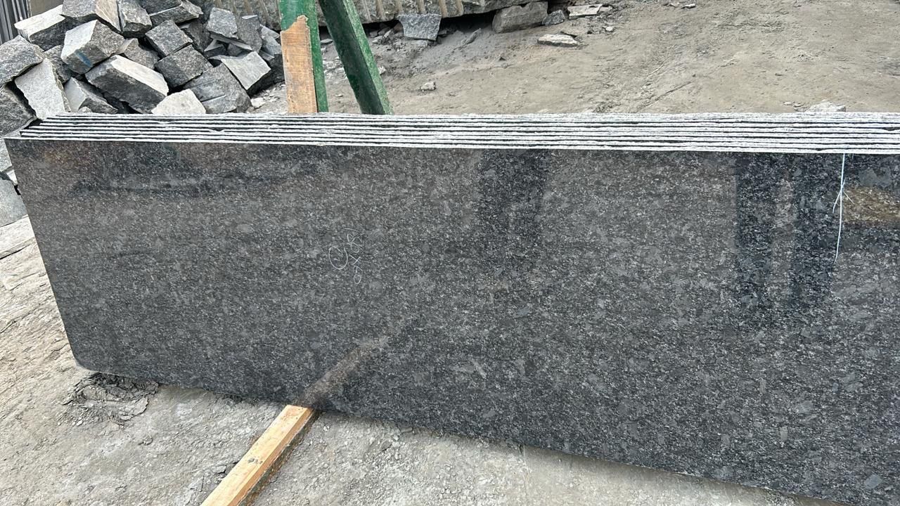 Polished 18mm Steel Grey Granite Slab