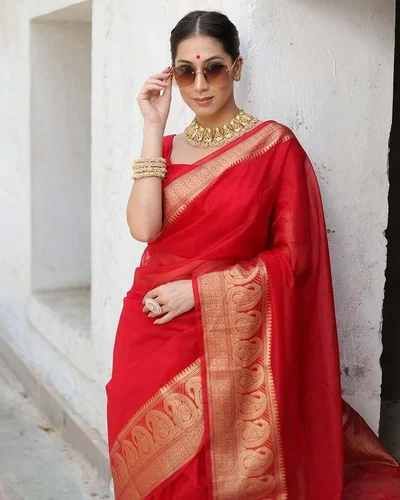 Casual Banarasi Organza Silk Saree