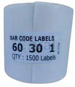60x30mm Barcode Sticker Label Roll
