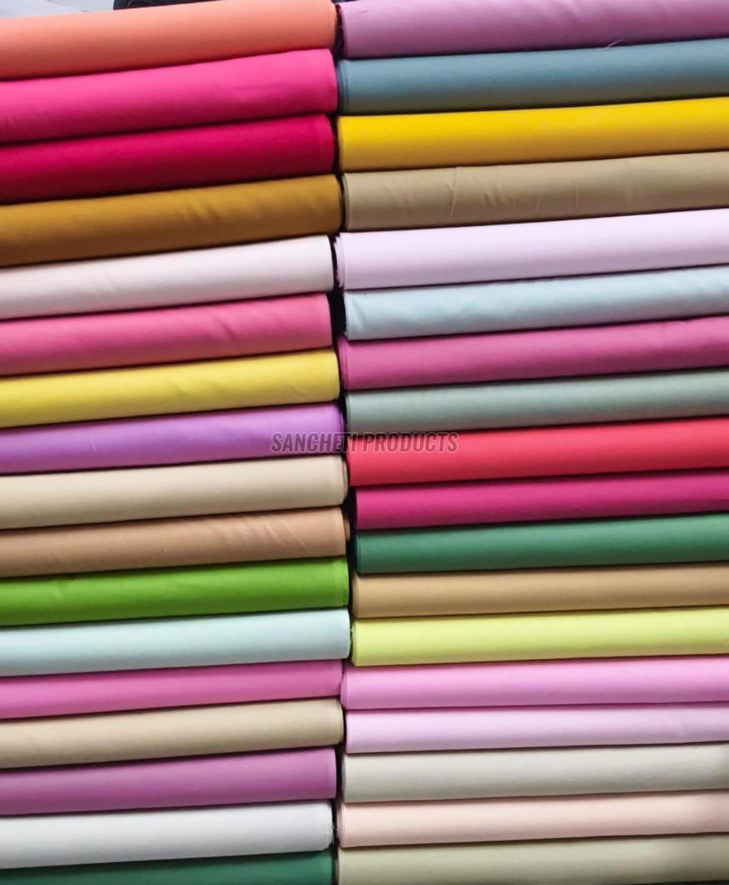 Multicolor Cotton Poplin Fabric