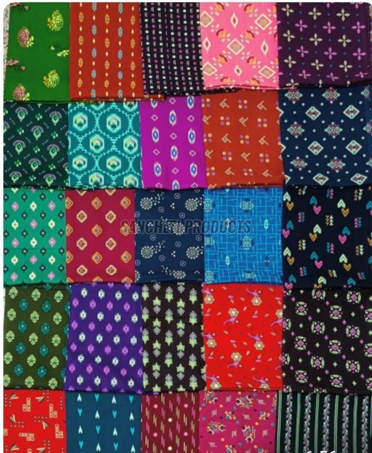 Printed Cotton Nighty Fabric