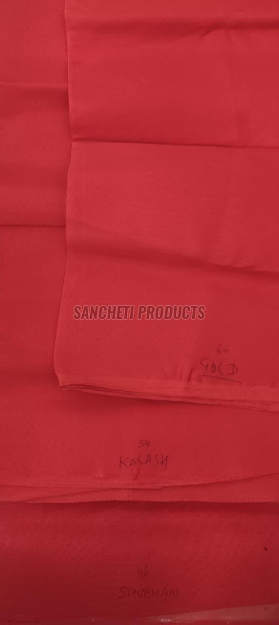 Red Polyester Rotto Fabric
