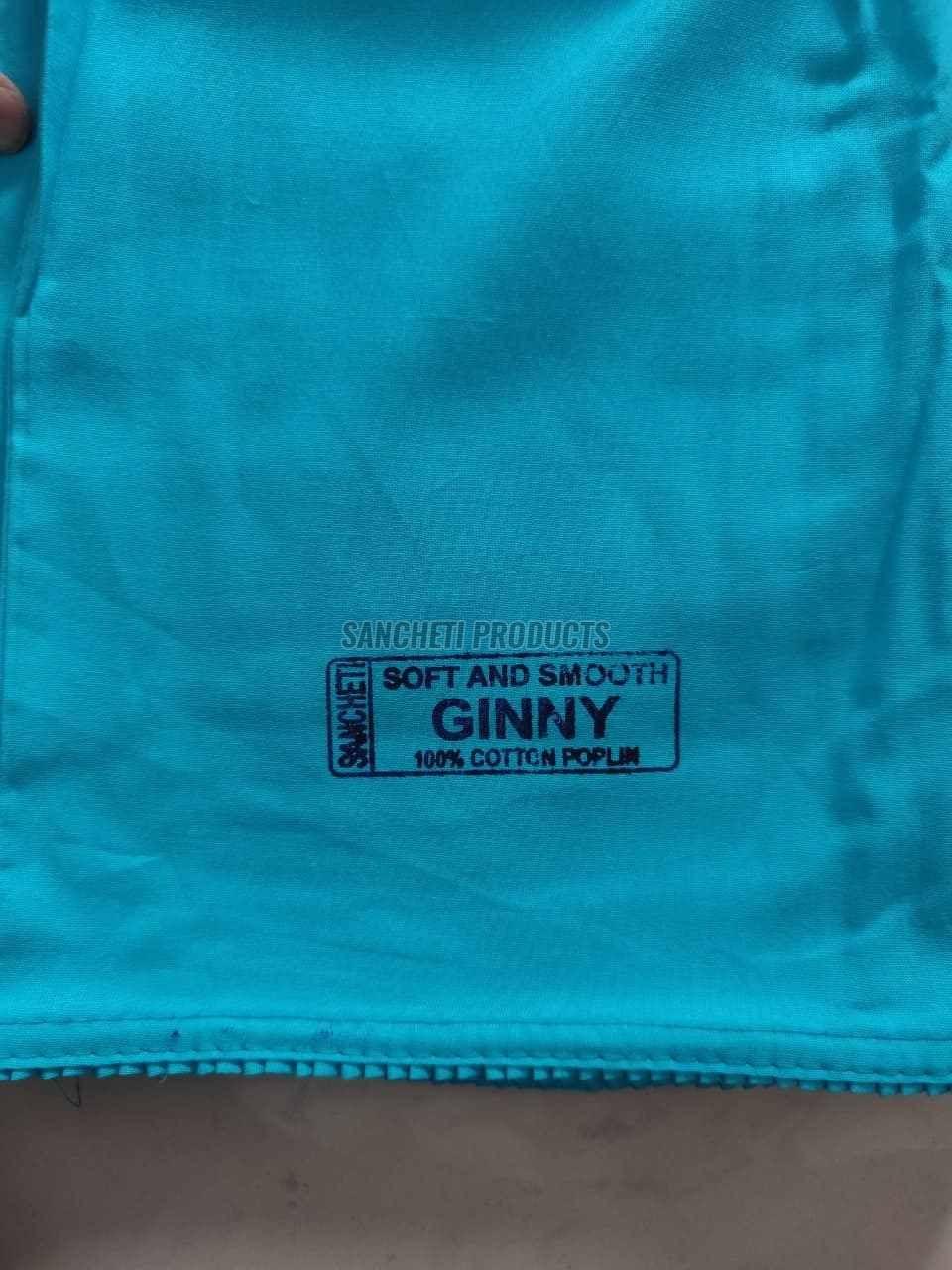 Sky Blue Soft Cotton Poplin Petticoat