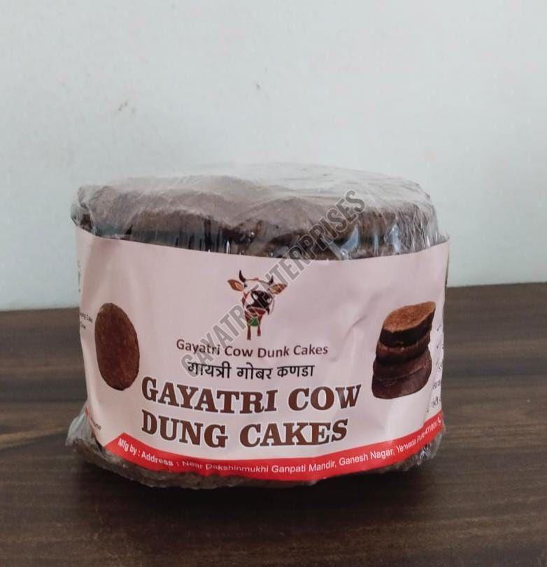 Round Cow Dung Cake