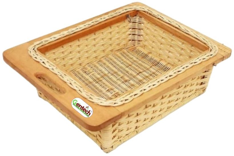 Wooden Wicker Basket