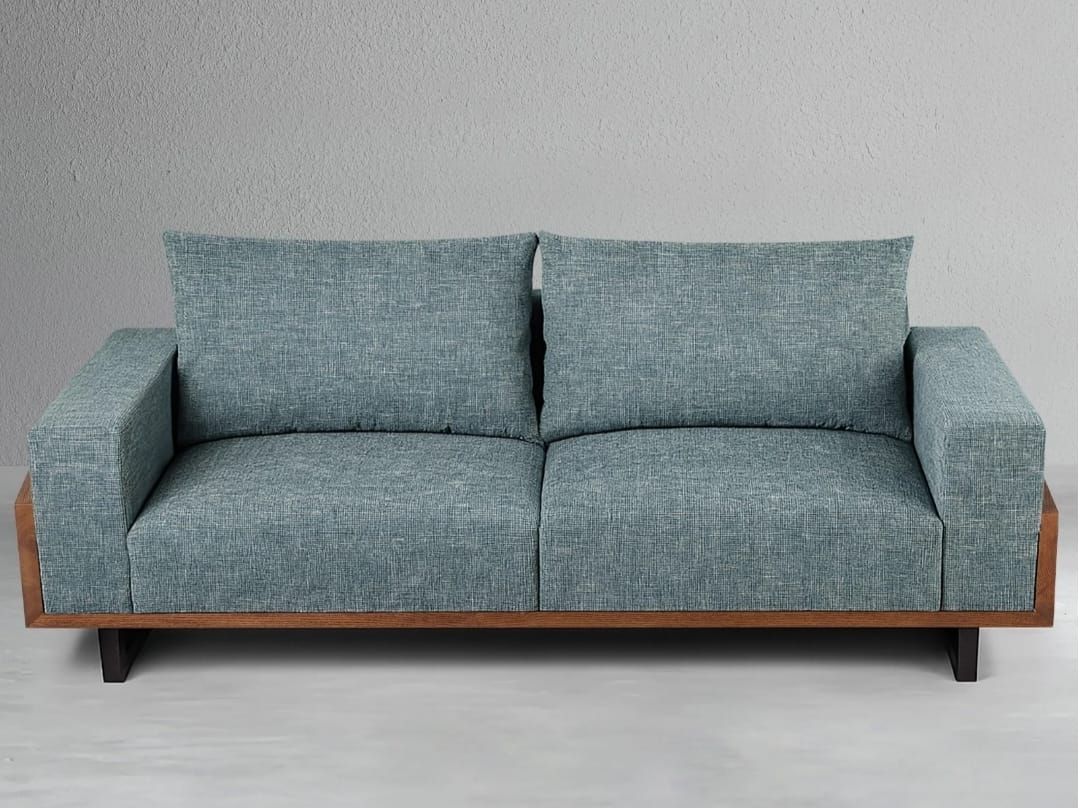 Walnut Slate Linear Sofa