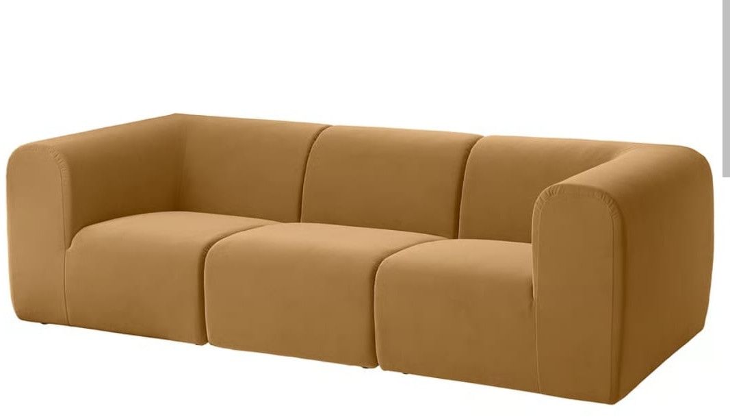 Jack Fabric 3 Seater Sofa