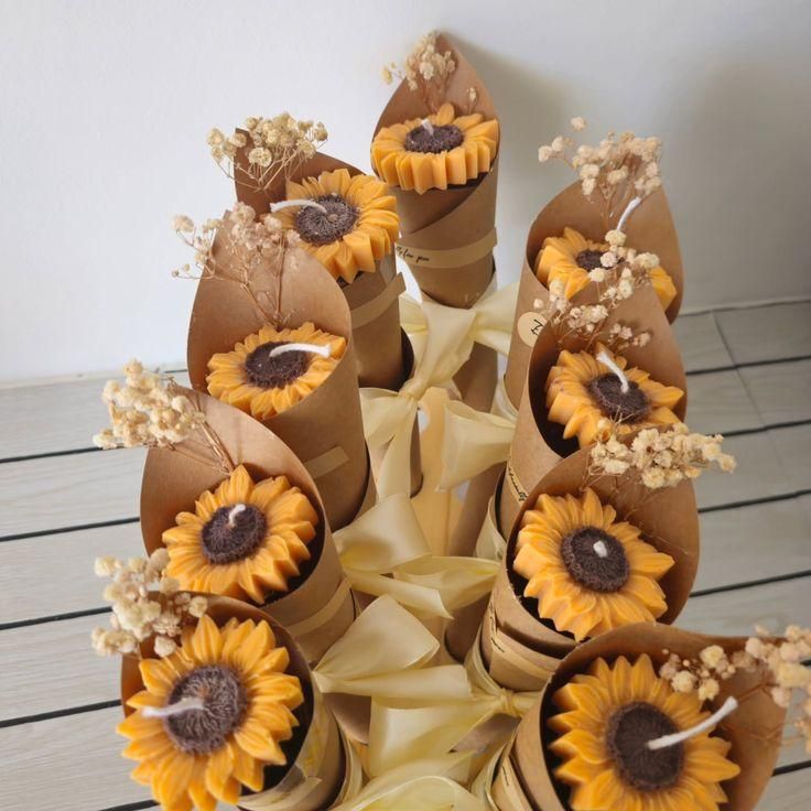 Sunflower Bouquet Candle