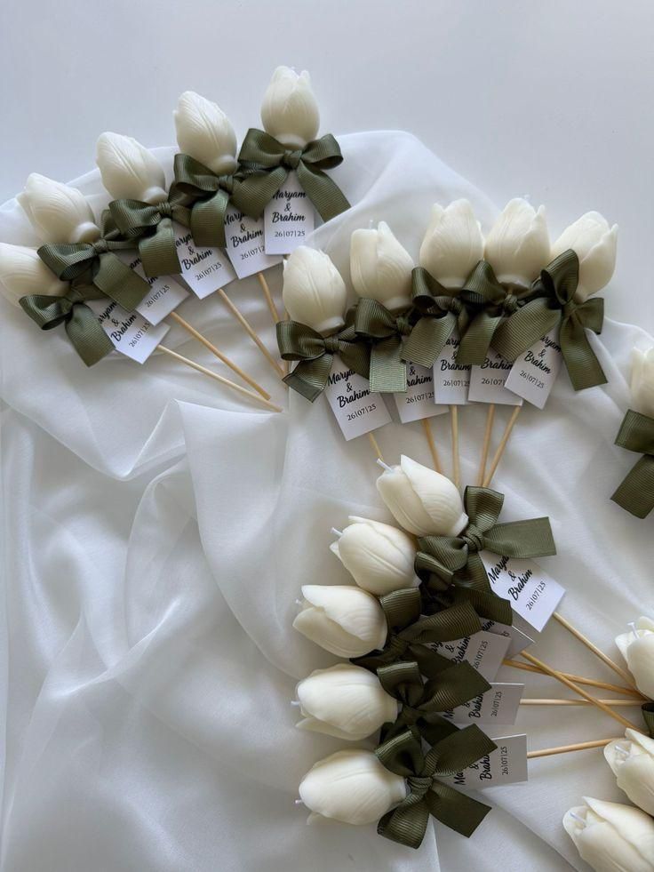 Tulip Flower Bouquet Candle