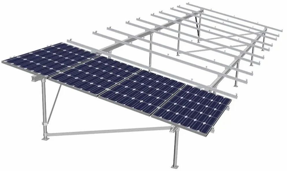 Adjustable Solar Module Mounting Structure