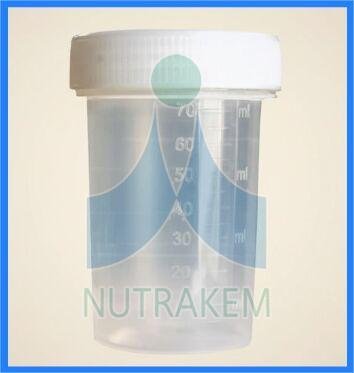 Plastic 60ml Urine Culture Bottle