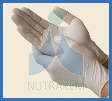 White Latex Examination Gloves