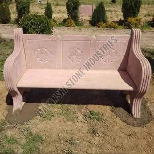 Granite Stone Garden Bench